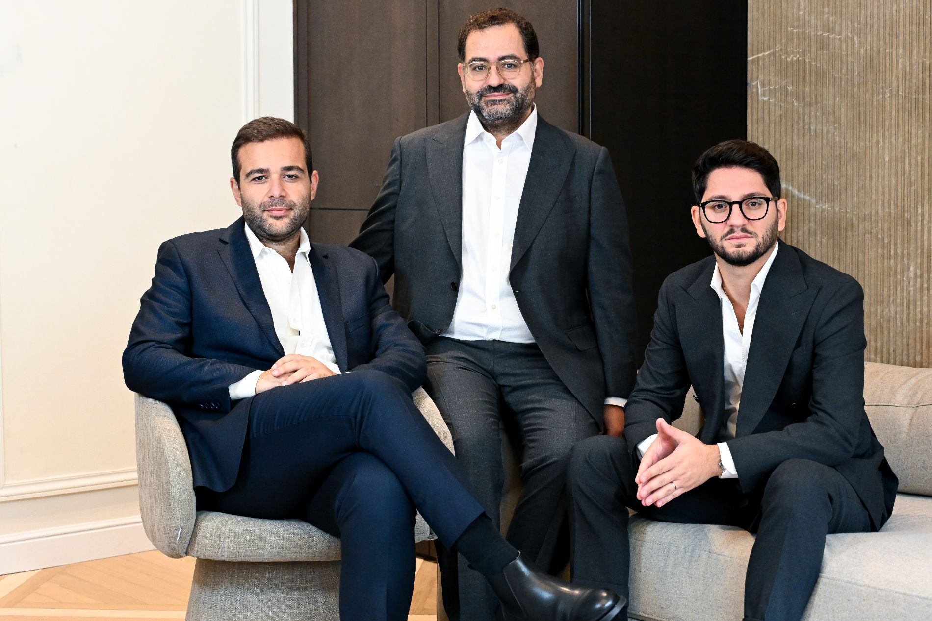 Les trois associés fondateurs du cabinet PRATY